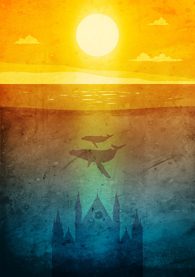Orvieto whales afternoon Digital Art by Andrea Gatti