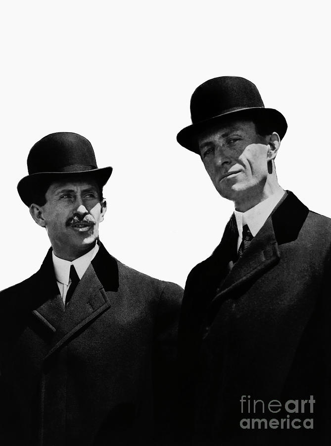 Orville And Wilbur Wright Photograph by Bettmann