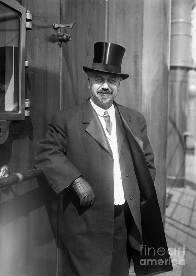 Oscar Hammerstein In Top Hat Photograph by Bettmann