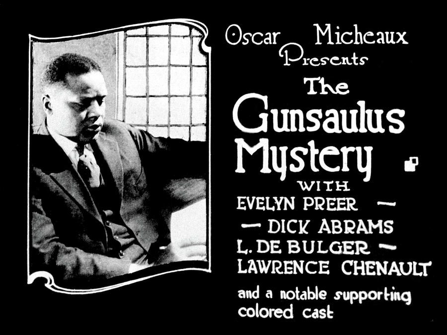 Oscar Micheaux, The Gunsaulus Mystery Photograph by Science Source