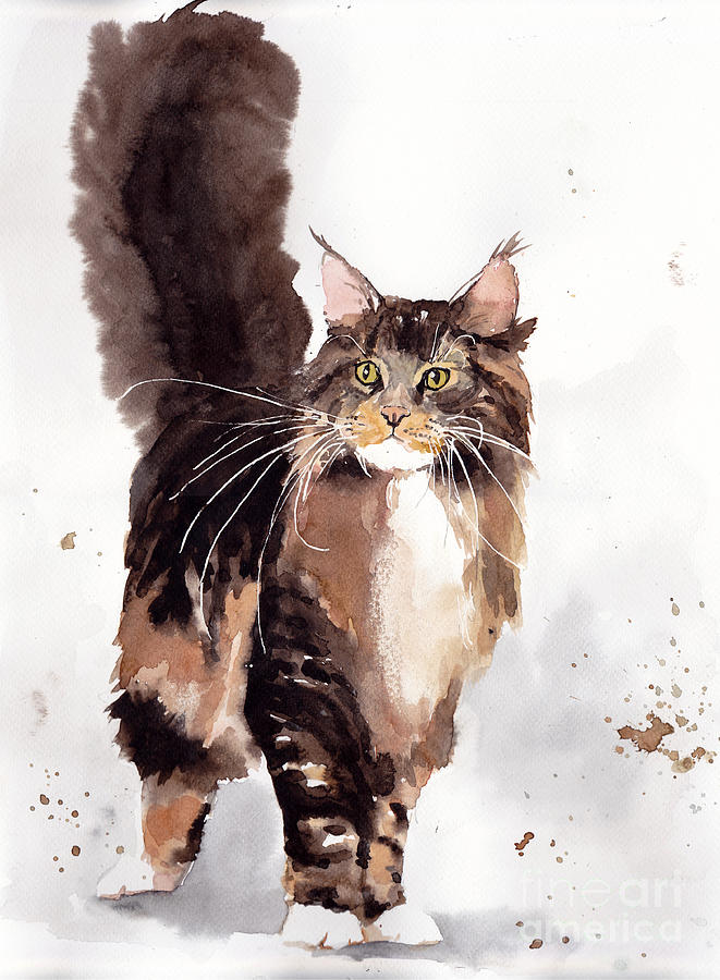Little Painting - Oscar by Suzann Sines Little Painting - Oscar by Suzann Sines