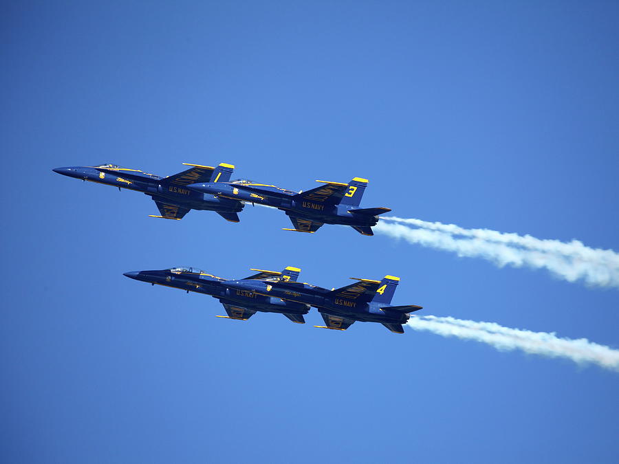 Oshkosh Air Show, Blue Angels Photograph by Alex Nikitsin Fine Art