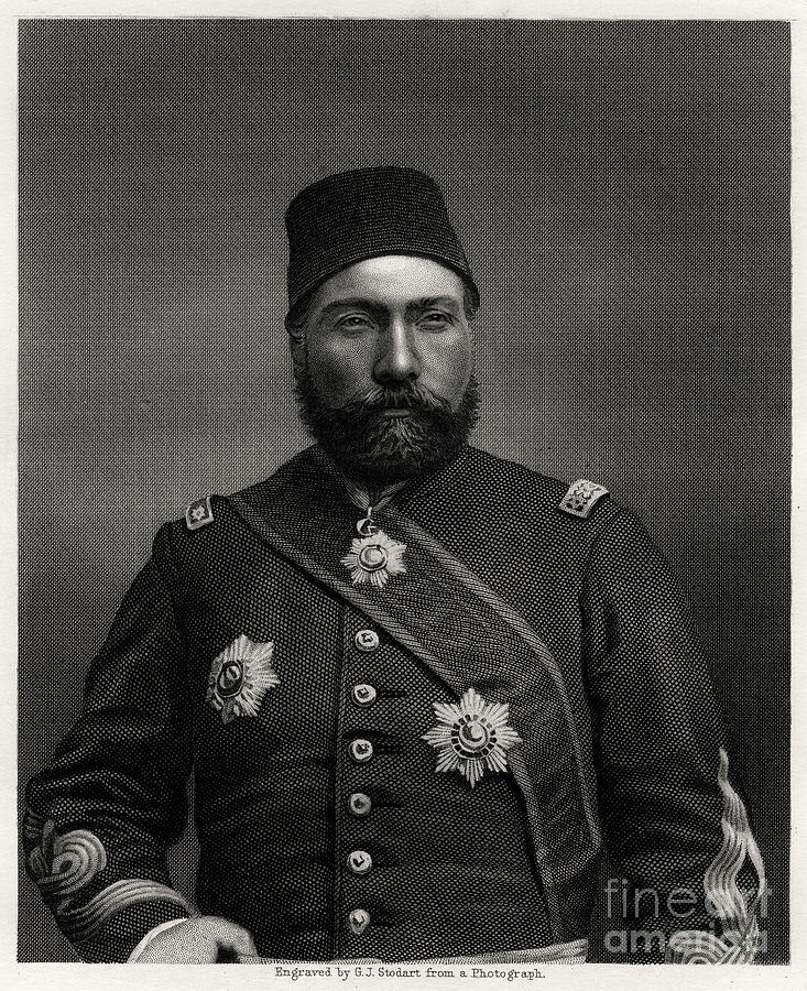 Osman Nuri Pasha, Field Marshal Drawing by Print Collector