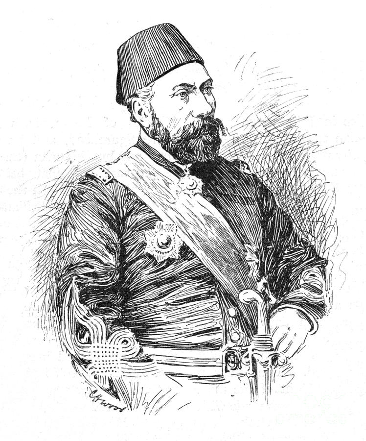 Osman Pasha 1902 Drawing by Print Collector