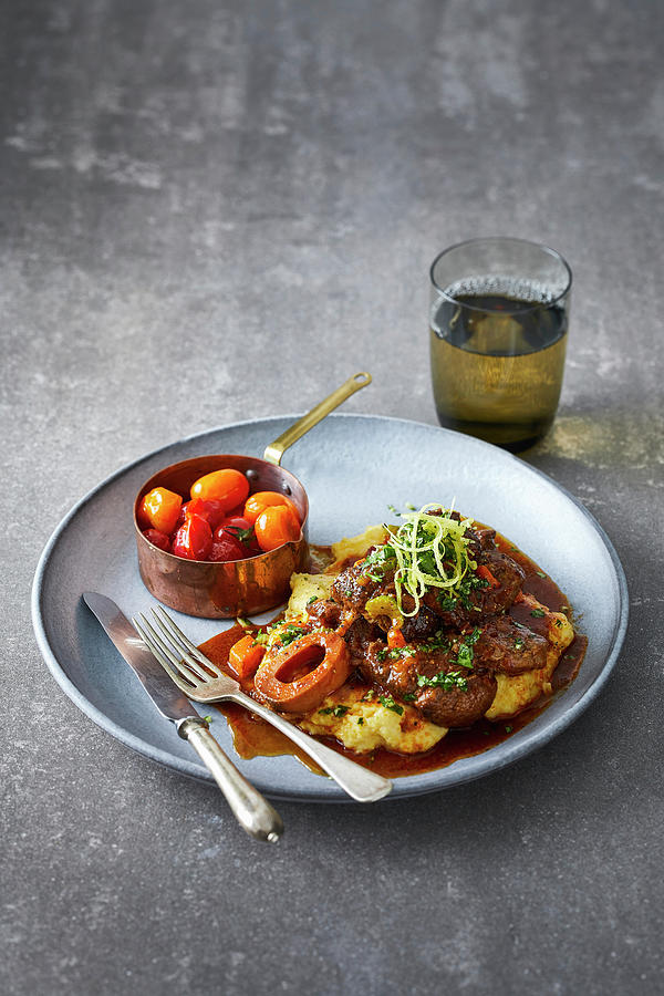 Ossobuco With Creamy Polenta And Gremolata Photograph By Great Stock!