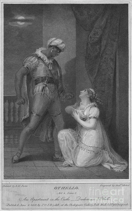Othello. Act 4. Scene 2. An Apartment Drawing by Print Collector