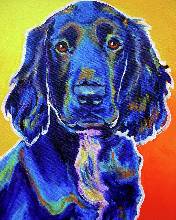 Dog Painting - Otis by Dawgart