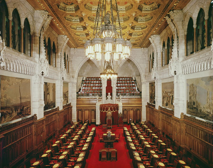 Ottawa Senate Chamber Photograph by Archive Photos