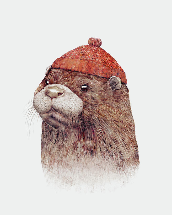 Animal Painting - Otter by Animal Crew