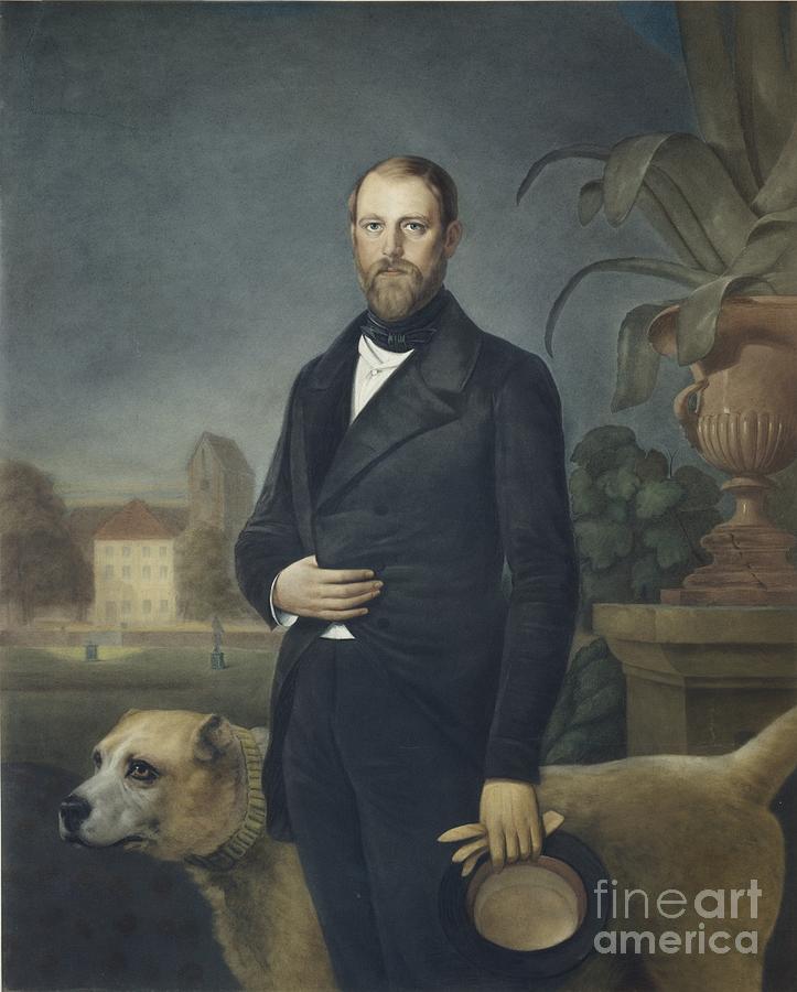 Dog Painting - Otto Von Bismarck, C.1850 by German School