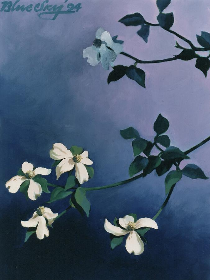 Our Dogwood Painting by Blue  Sky