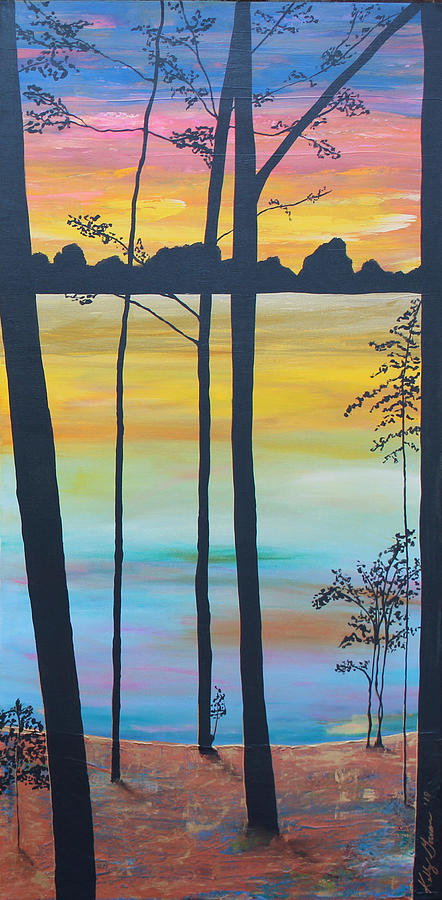Our Dream Panel 3 Painting by Kelly Gowan Our Dream Panel 3 Painting by Kelly Gowan
