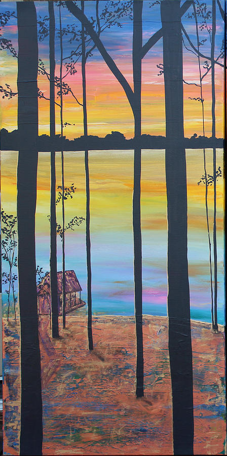 Retreat Painting - Our Dream Panel I by Kelly Gowan Retreat Painting - Our Dream Panel I by Kelly Gowan