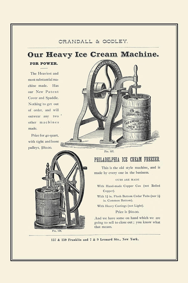 Our Heavy Ice Cream Machine Painting by Unknown