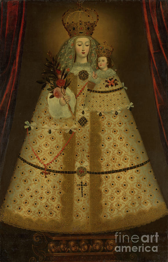 Our Lady Of Guápulo Drawing by Heritage Images