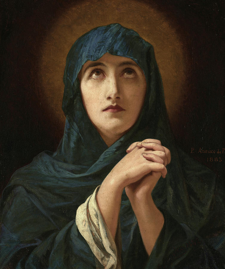 Madonna Painting - Our Lady of Sorrows, 1883 by Pedro Americo
