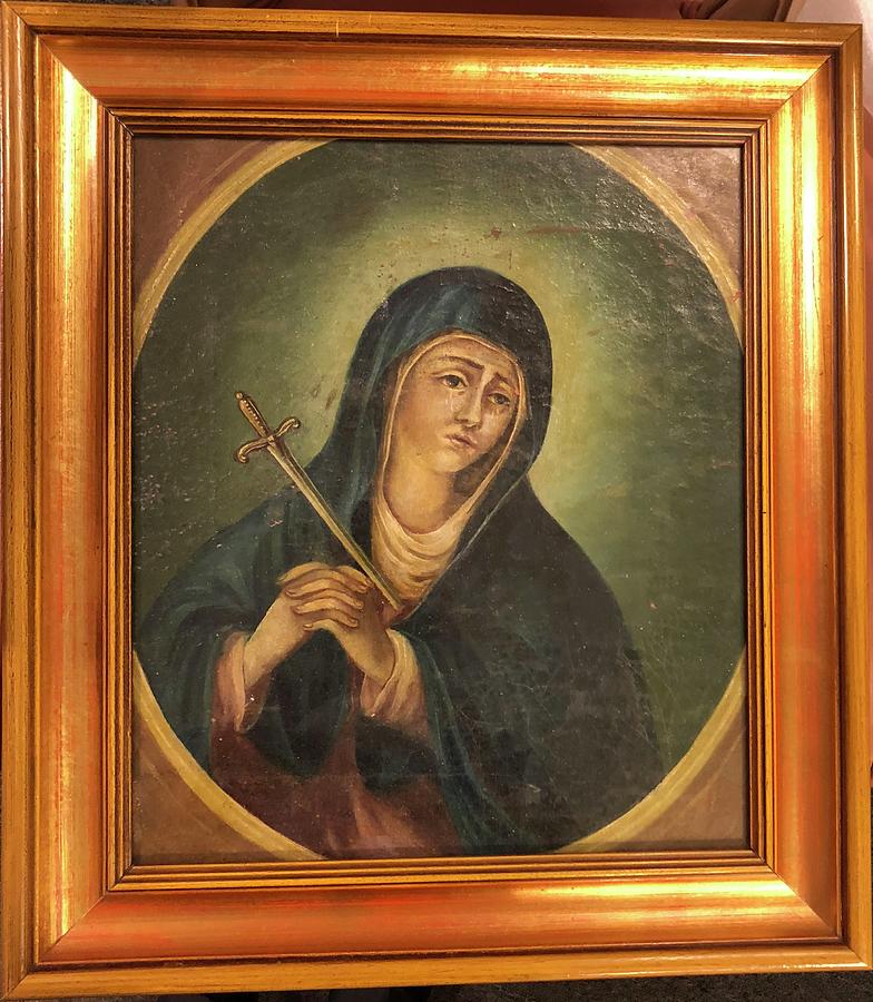 Our Lady of Sorrows Painting by Unknown 16th Century Artist