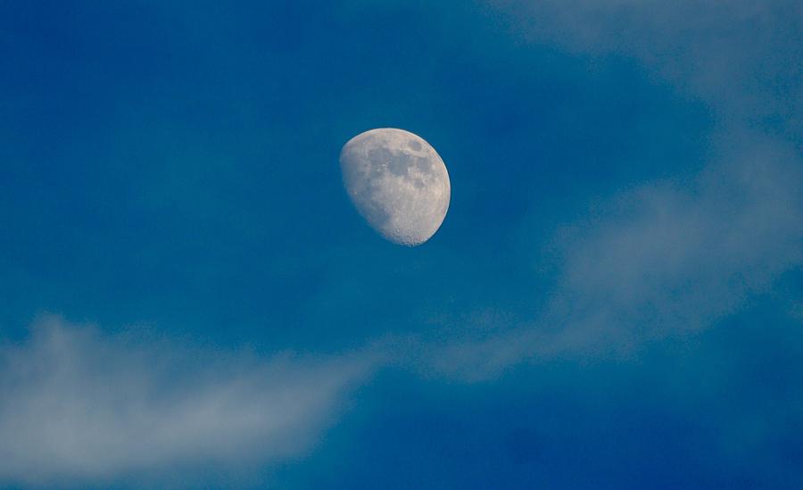 Our moon Photograph by Jacklyn Duryea Fraizer