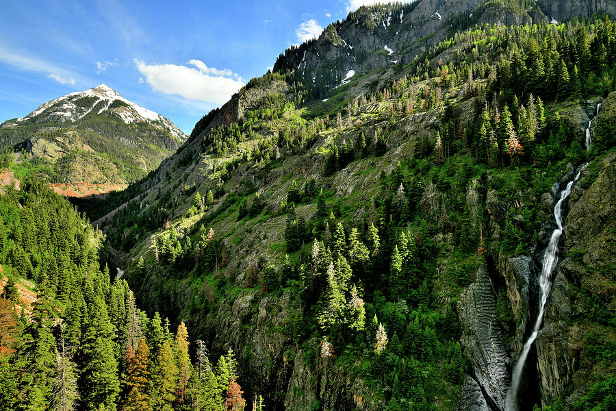 Ouray Canyon of Colorado Photograph by Ray Mathis