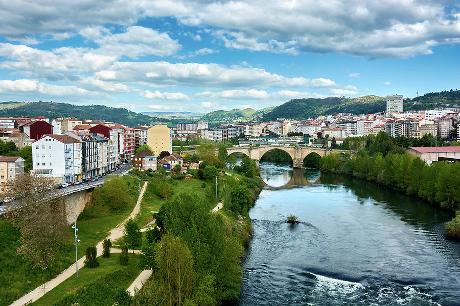 Ourense and the Roman Bridge from the Millennium Bridge by Eduardo Jose Accorinti Ourense and the Roman Bridge from the Millennium Bridge by Eduardo Jose Accorinti