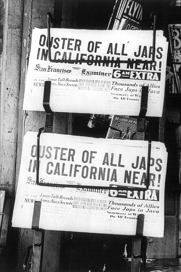 Ouster of all Japs Painting by Dorothea Lange Ouster of all Japs Painting by Dorothea Lange