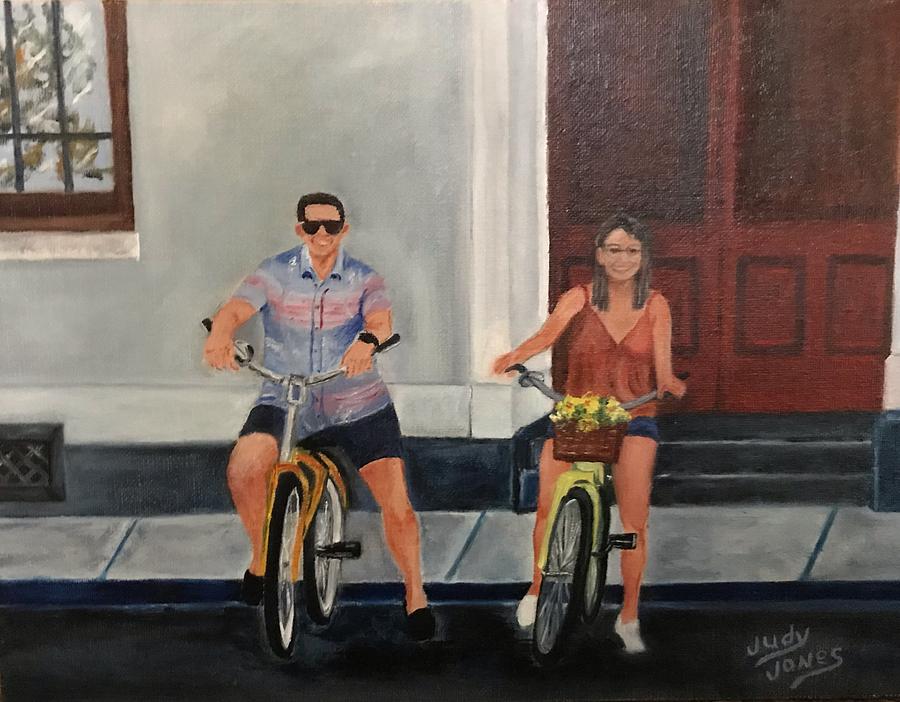 New Orleans Painting - Out for a Ride by Judy Jones
