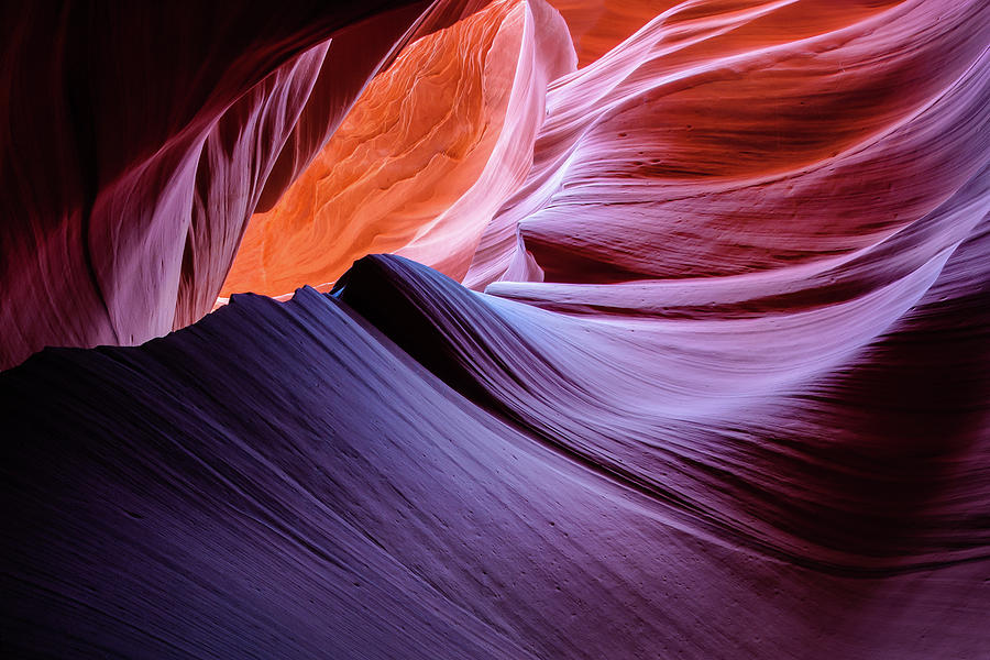 Antelope Canyon Photograph - Out Of Darkness by John Fan