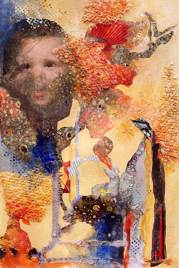 Out Of Sight Mixed Media by Myra Evans