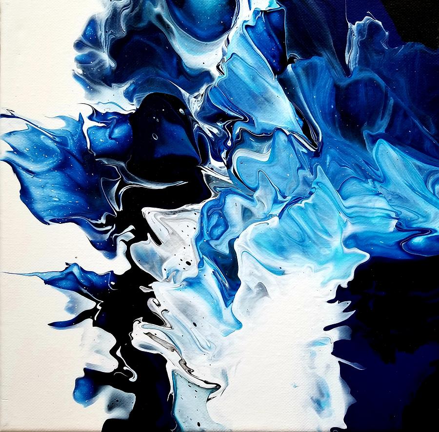 Out Of The Blue  Painting by Sue Goldberg
