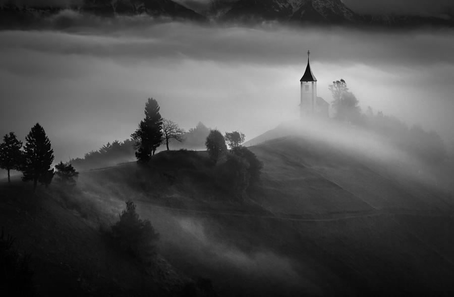 Dusk Photograph - Out Of The Mist by Sandi Bertoncelj