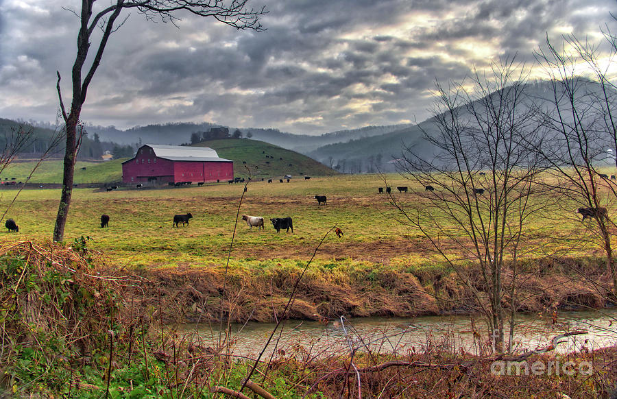 Barn Photograph - Out To Pasture by James Foshee Barn Photograph - Out To Pasture by James Foshee