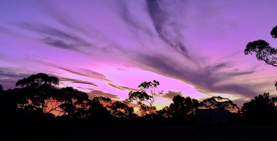 Outback Sunset  Photograph by Debra Grace Addison