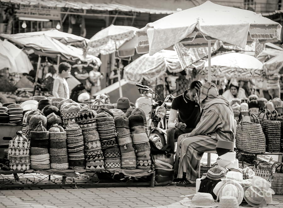Outdoor Daily Market Marrakesh  Photograph by Chuck Kuhn
