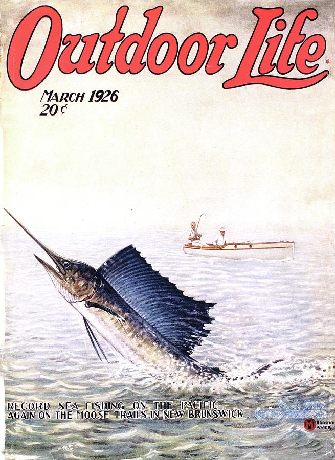 Spring Painting - Outdoor Life Magazine Cover March 1926 by Outdoor Life