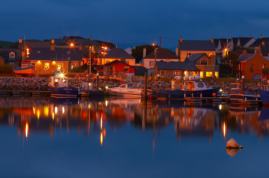 Outdoor Photo, Early Evening At The Harbour, Dingle, Dingle Peninsula, County Kerry, Ireland, Europe Photograph by Brigitte Merz