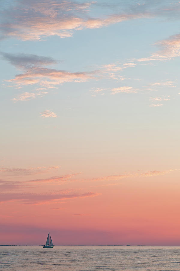 Outer Banks Sailboat Sunset by Nathan Bush Outer Banks Sailboat Sunset by Nathan Bush