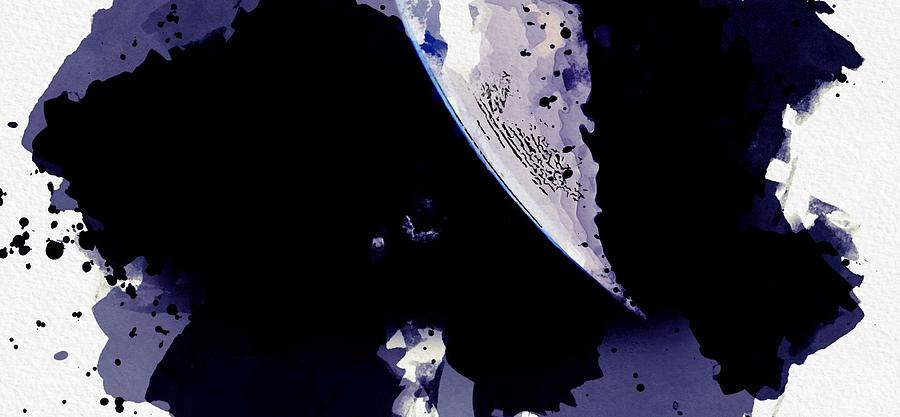 Nature Painting - Outer Space Watercolor By Ahmet Asar by Ahmet Asar Nature Painting - Outer Space Watercolor By Ahmet Asar by Ahmet Asar
