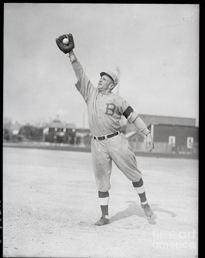 Outfielder Casey Stengel At Boston Photograph by Bettmann