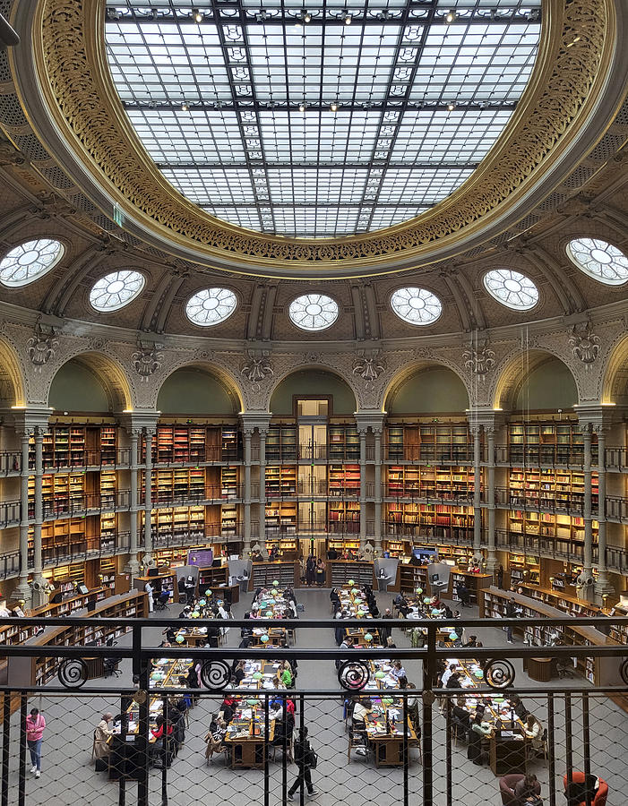 Oval Room - Bnf Richelieu Photograph by Mabel Cedrón - Fine Art America