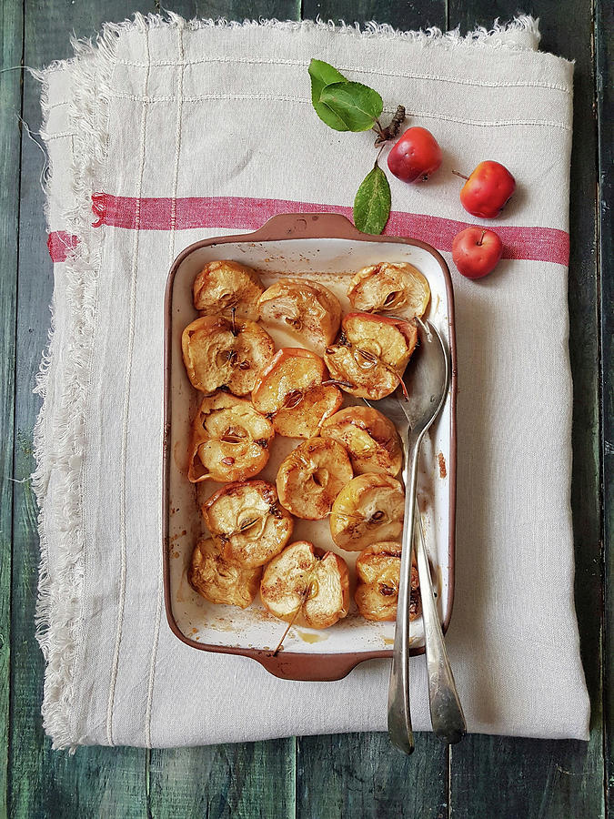 Oven Baked Apples Photograph by Patricia Miceli