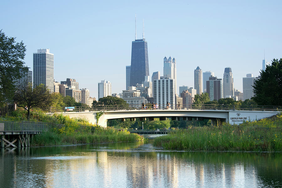Chicago Photograph - Over The Bridge by Njr Photos