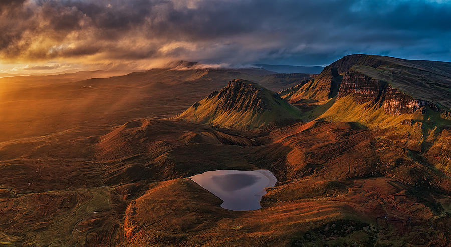 Over The Quiraing At Sunrise Photograph by Luigi Ruoppolo