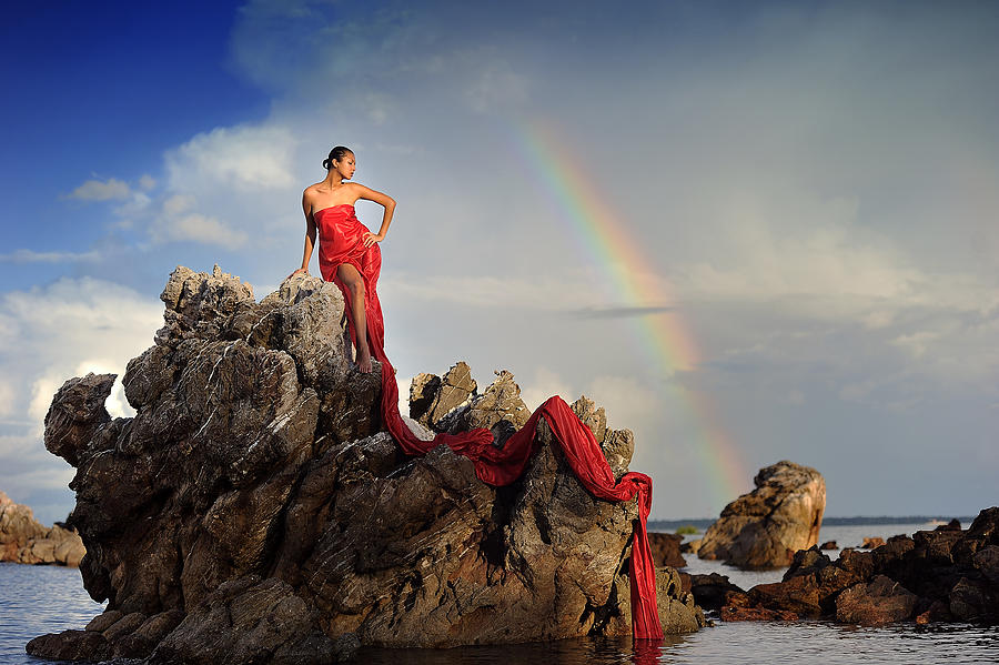 Over The Rainbow Photograph by Hardibudi