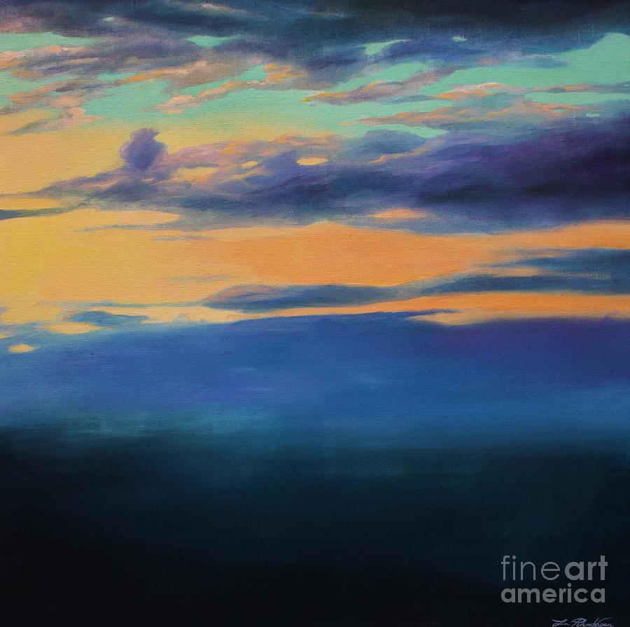 Over the Sea Painting by Lin Petershagen