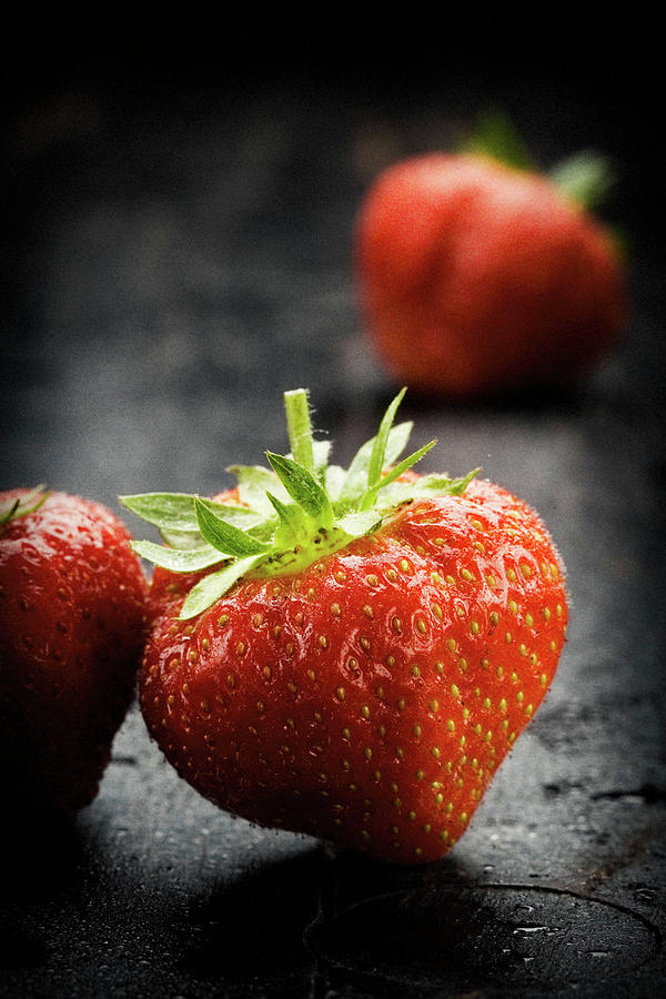 Overall Of Strawberries Photograph by Kfir Harbi