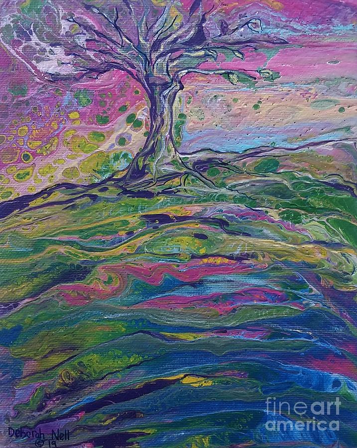 Overflowing Life Painting by Deborah Nell