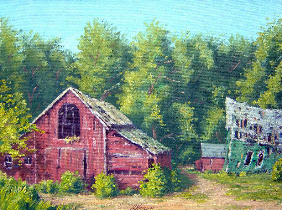 Overgrown Farm Painting by Rick Hansen