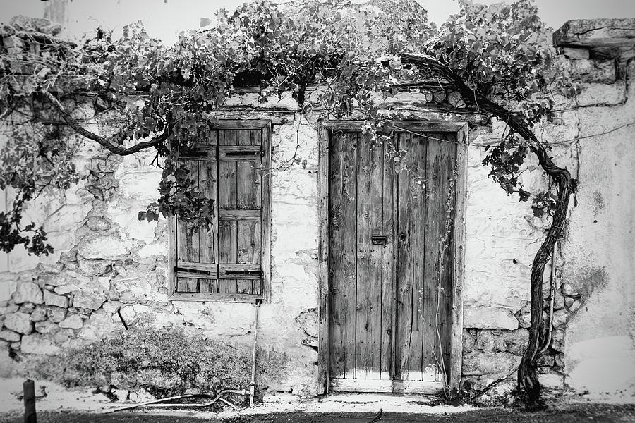 Greek Photograph - Overgrown by Keith Rousseau