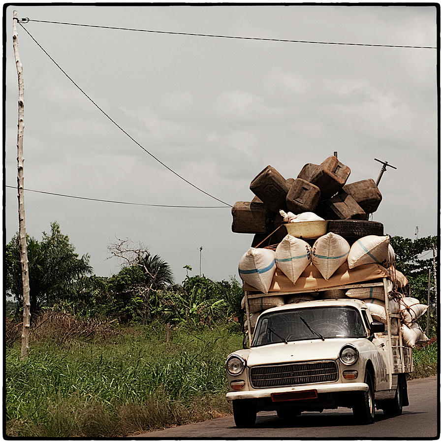 Overloaded Car by Rodriguez Art Work, overloaded 