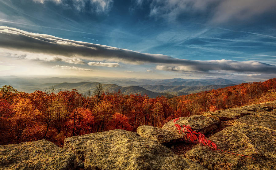 Shenandoah National Park Photograph - Overlook Of The Shenandoah Valley by Mountain Dreams